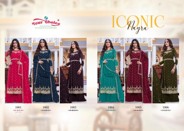 Your Choice Iconic Nayra Cut Georgette Designer Salwar Suit Collection